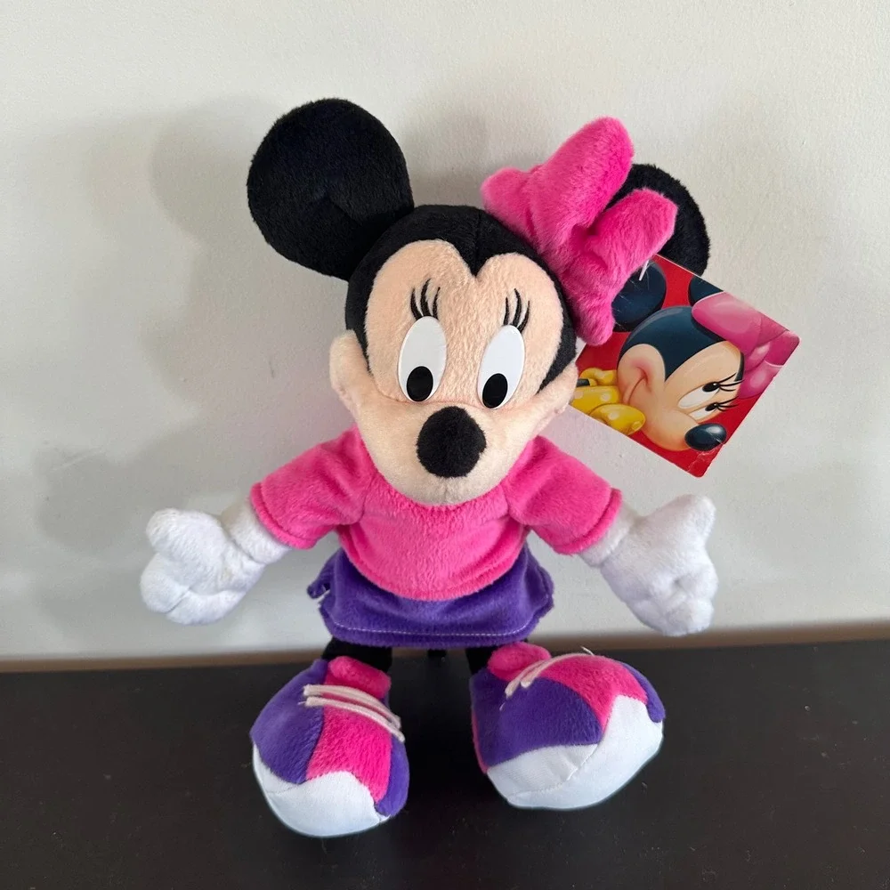 Vintage 2001 Disney Fisher-Price Minnie Mouse House of Mouse Plush Toy 12 inch